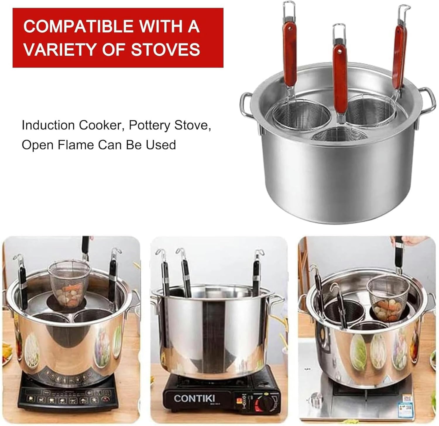 Stainless Steel Multi-Pot Cooker Set