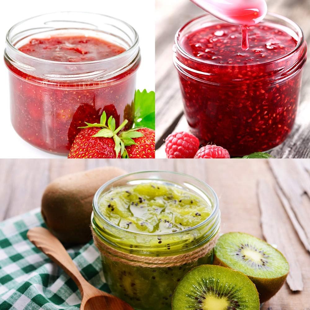 Betrome 4 oz Clear Glass Mason Jars 40-Piece Set