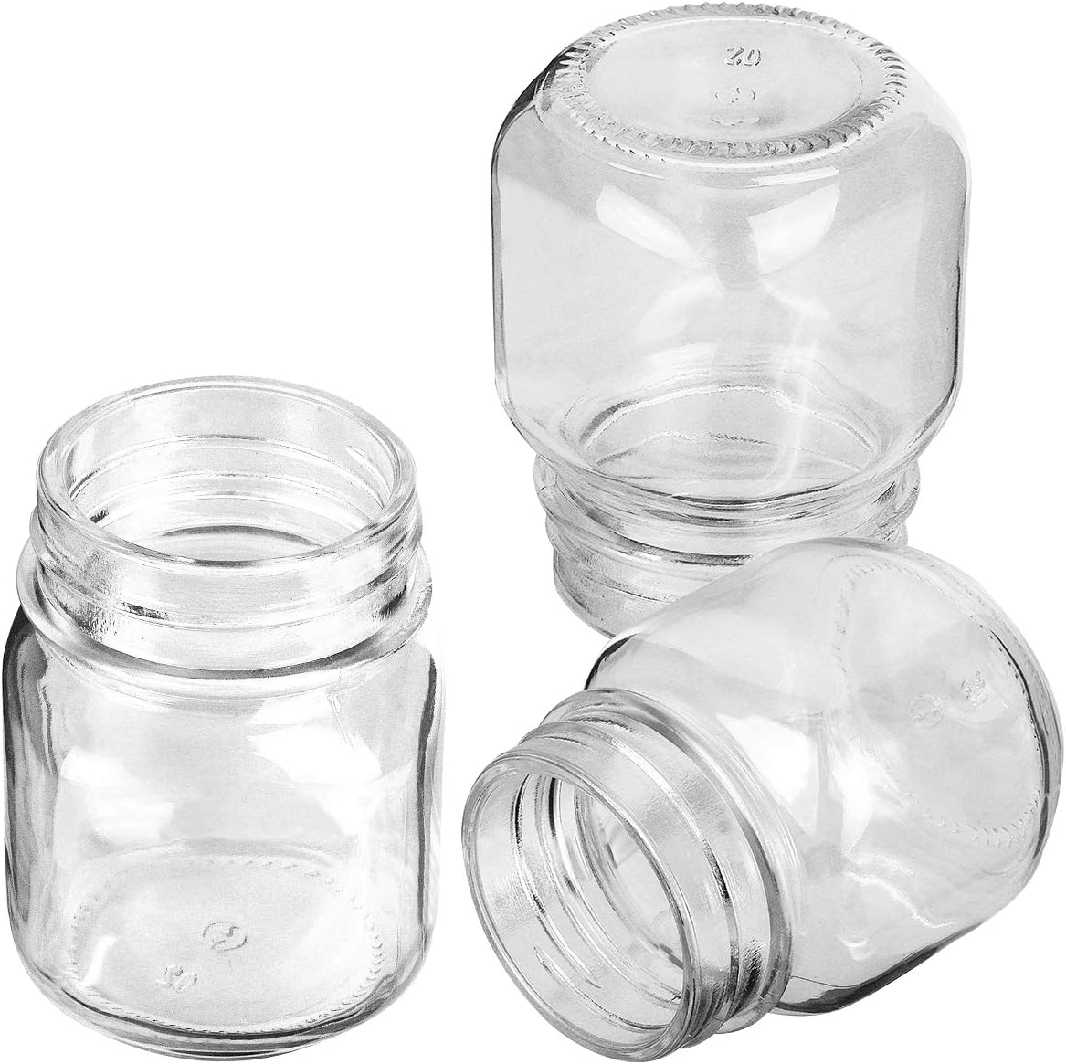 Premium 4 oz Mason Jars 24 Pack