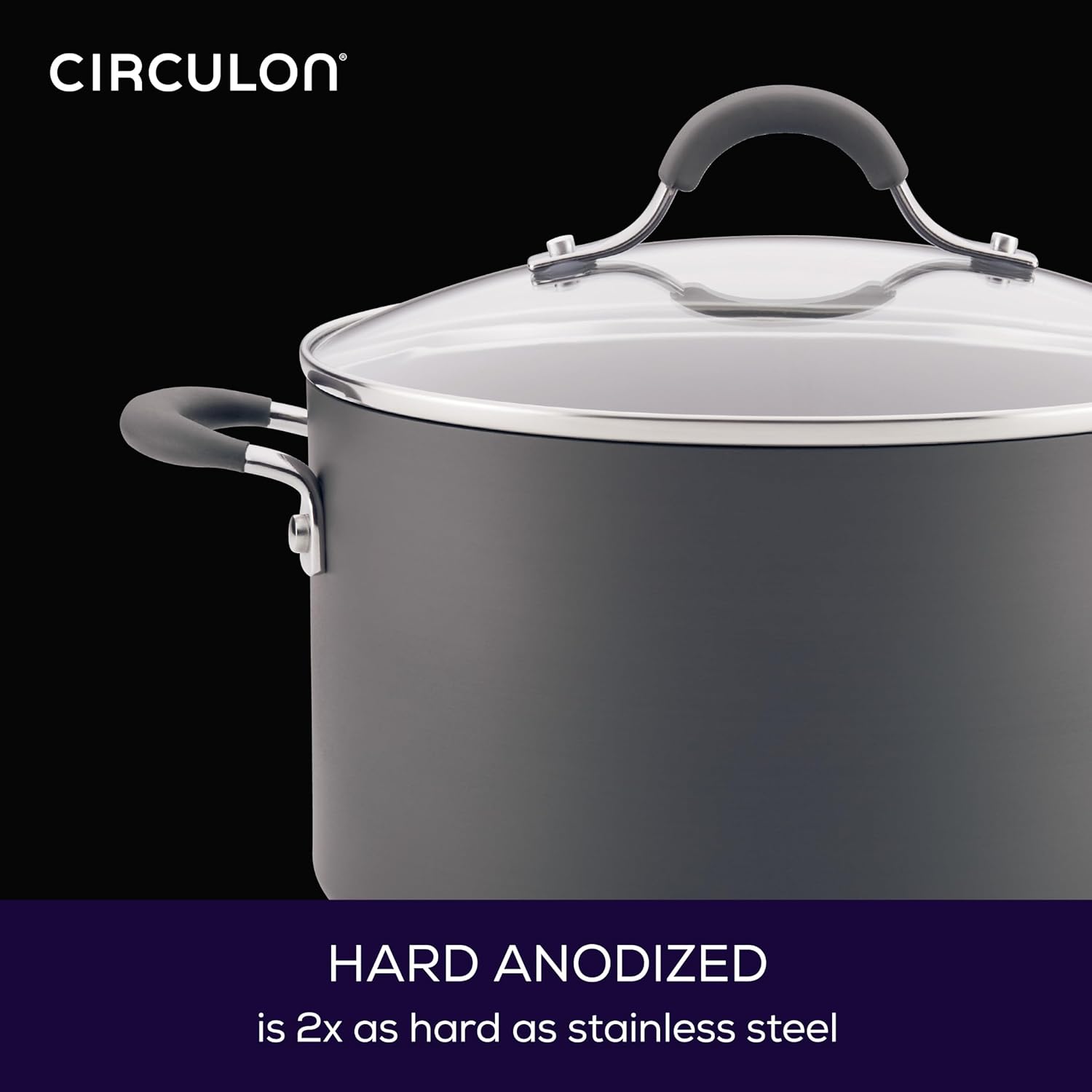 10-Piece Circulon Set Durable Nonstick dishwasher-safe