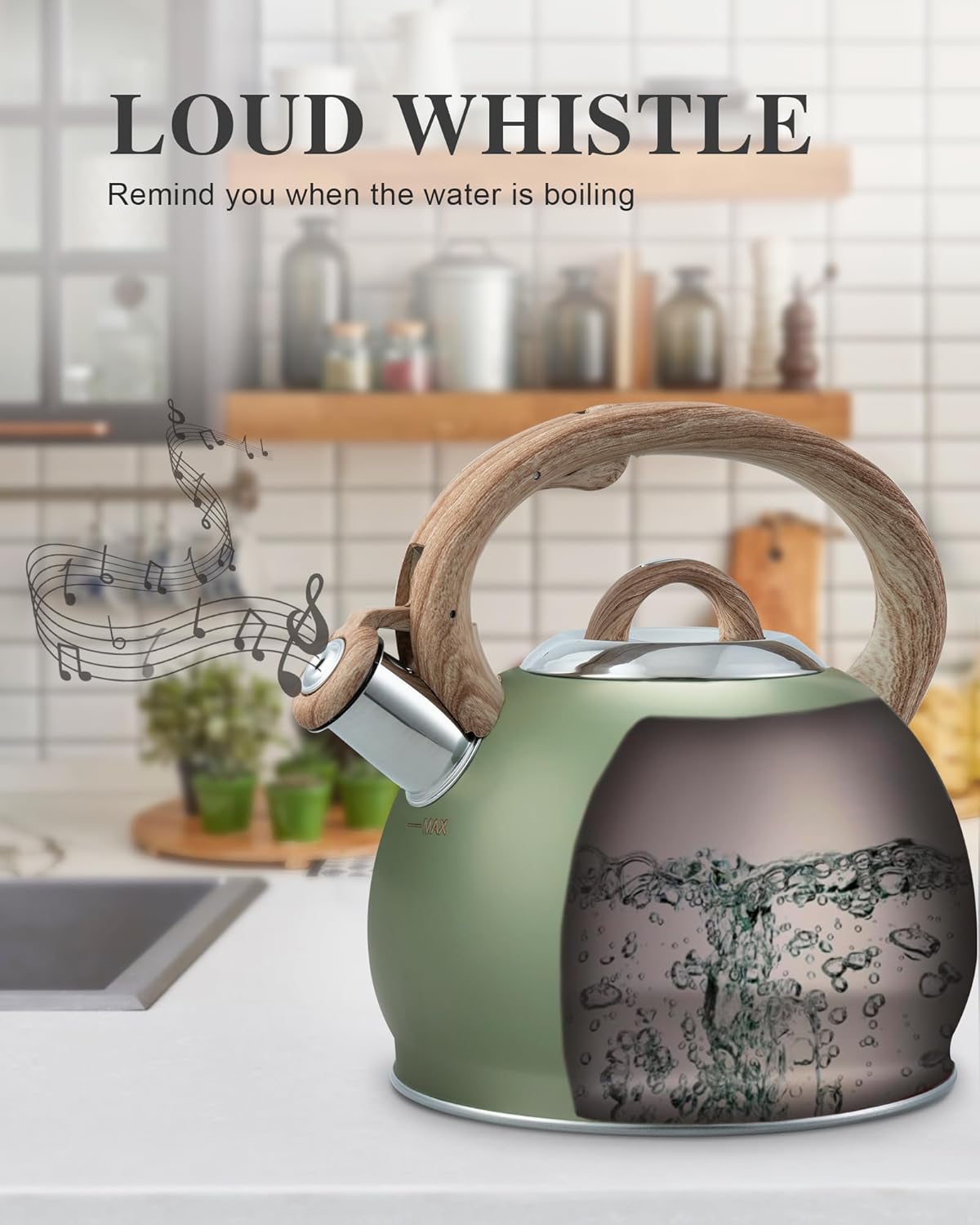 Sturdy 27 Quart Stove-Top Tea Kettle