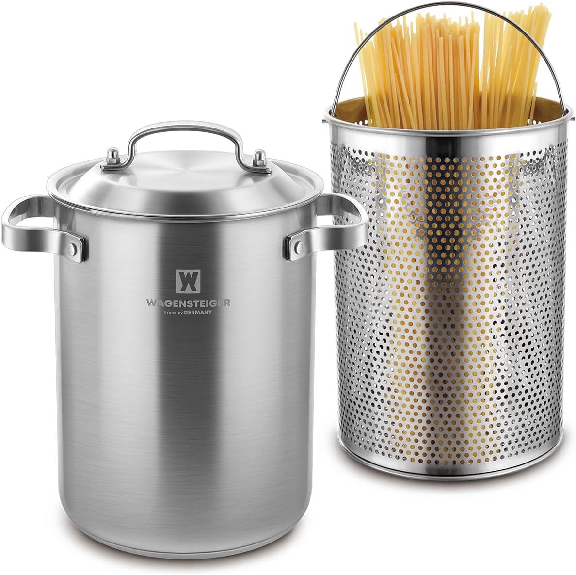 Premium Stainless Steel Asparagus Steamer Pot Large 43L