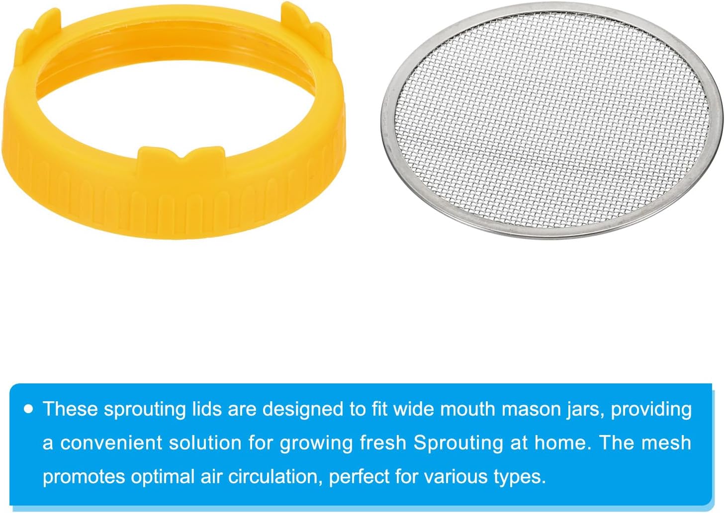 Eco-Friendly Mason Jar Lids for Sprouting Cooking