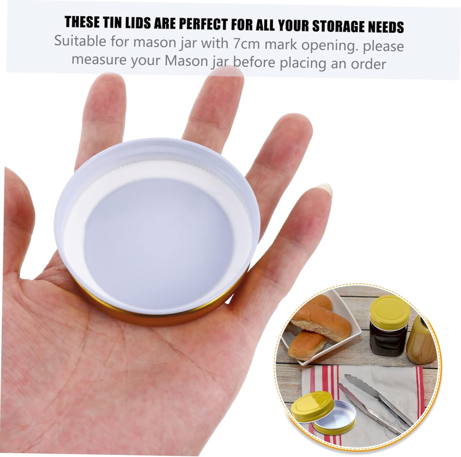 CollBath Mason Jar Lids