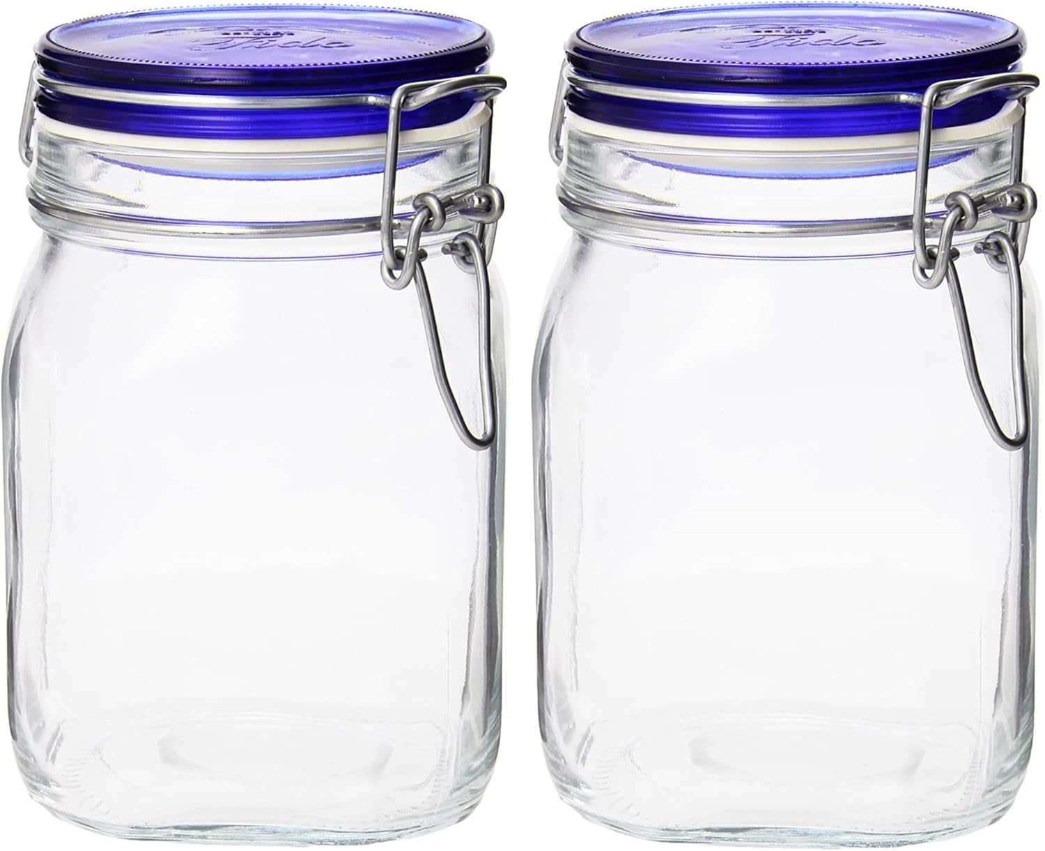 Bormioli Rocco Fido Collection 2-Pack 3375oz Glass Jars