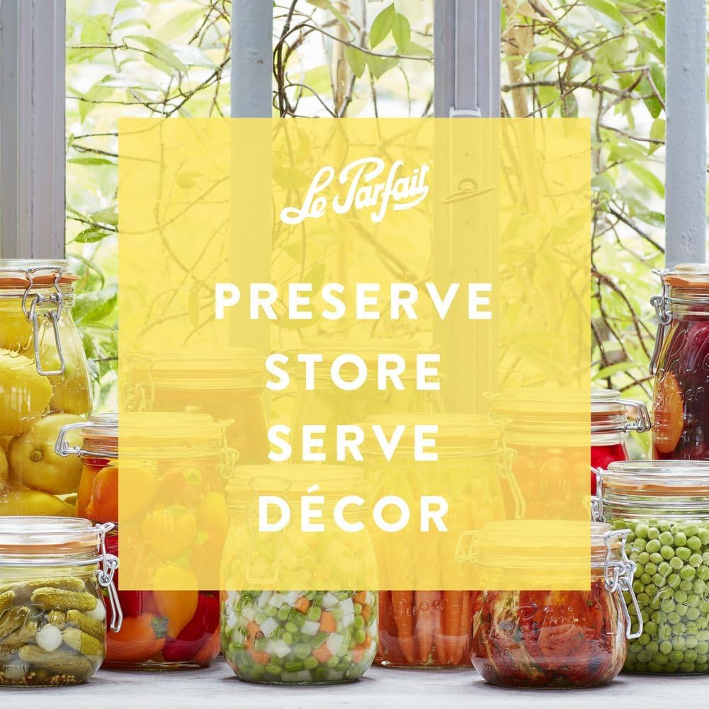 Le Parfait 2L Glass Canning Jar with Lid