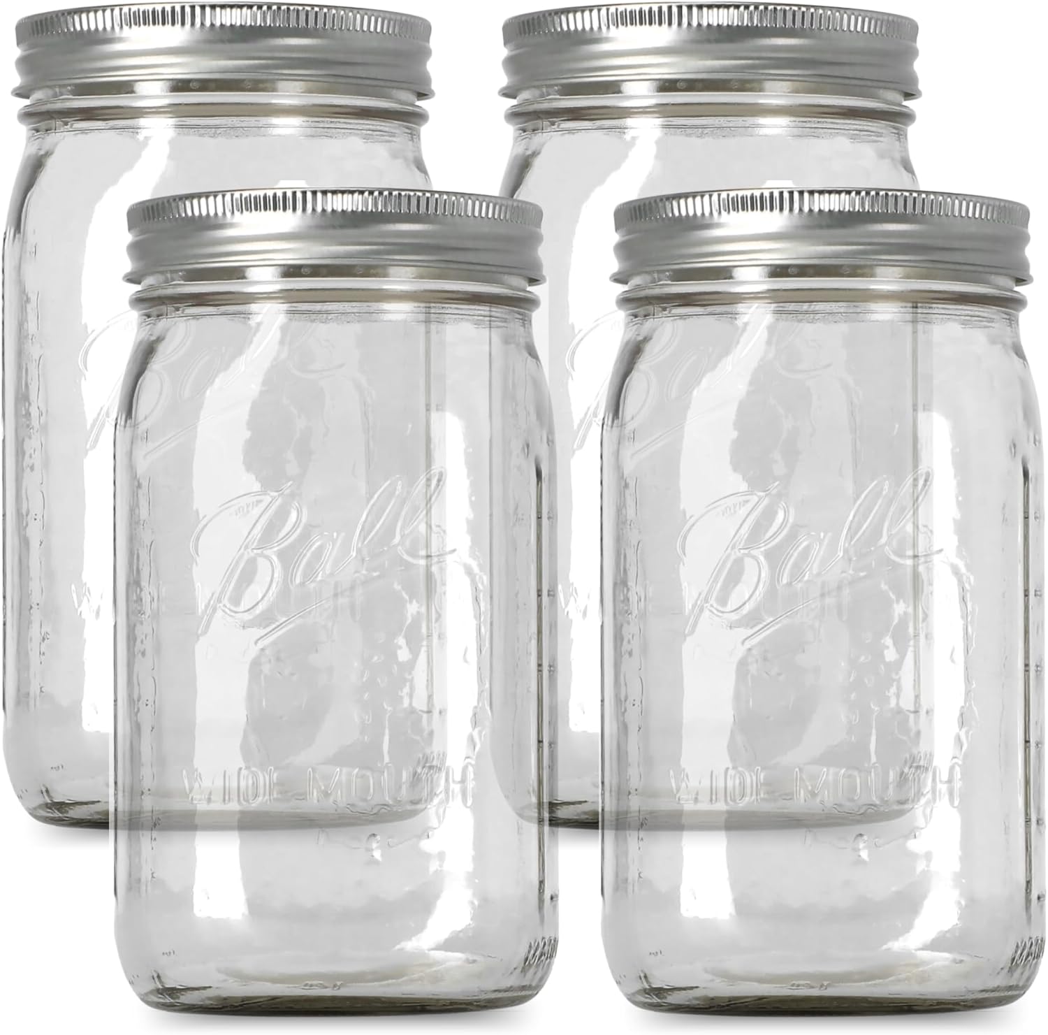 Wide Mouth Mason Jars Set