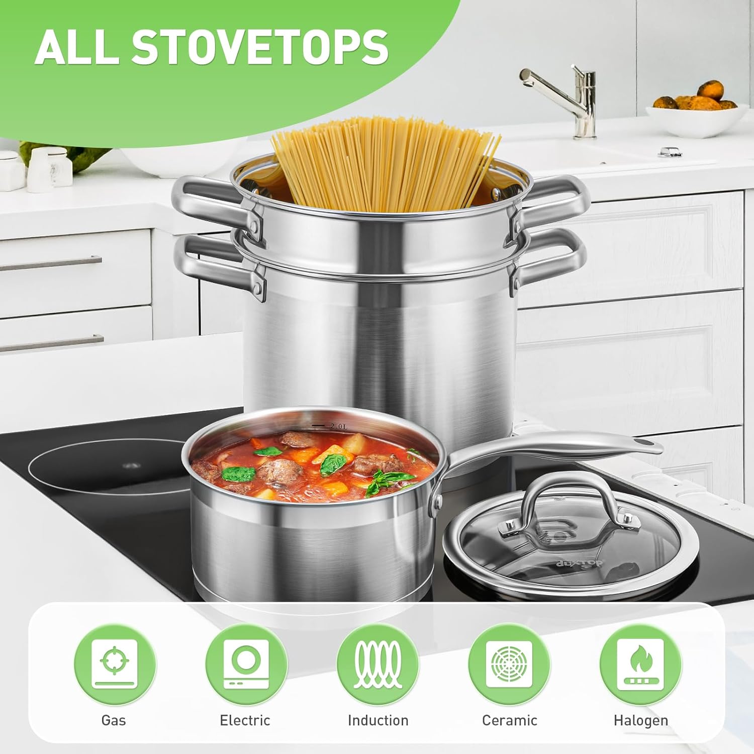 Duxtop Professional Stainless Steel Cookware Set