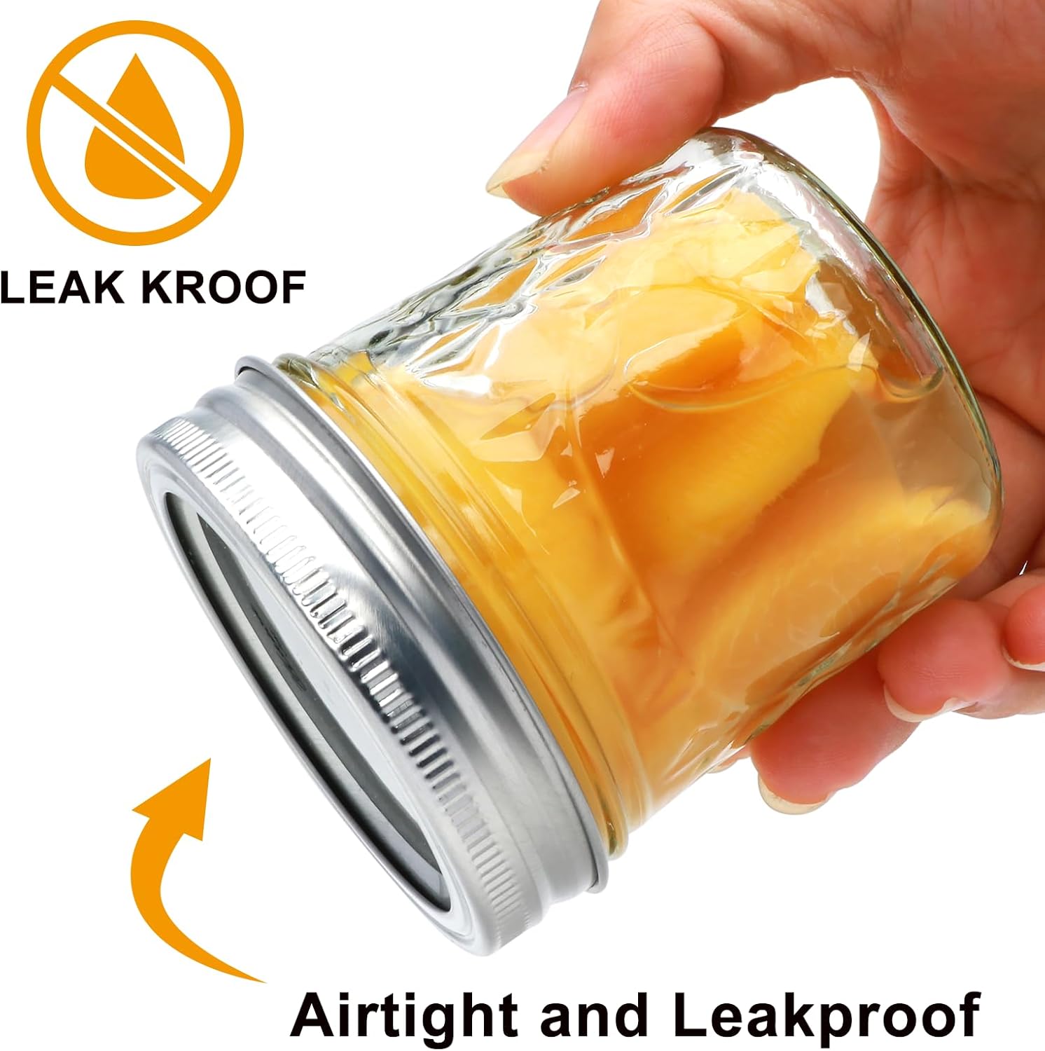 Convenient Stylish 6 oz Mason Jars for Budget-Friendly Storage Gift