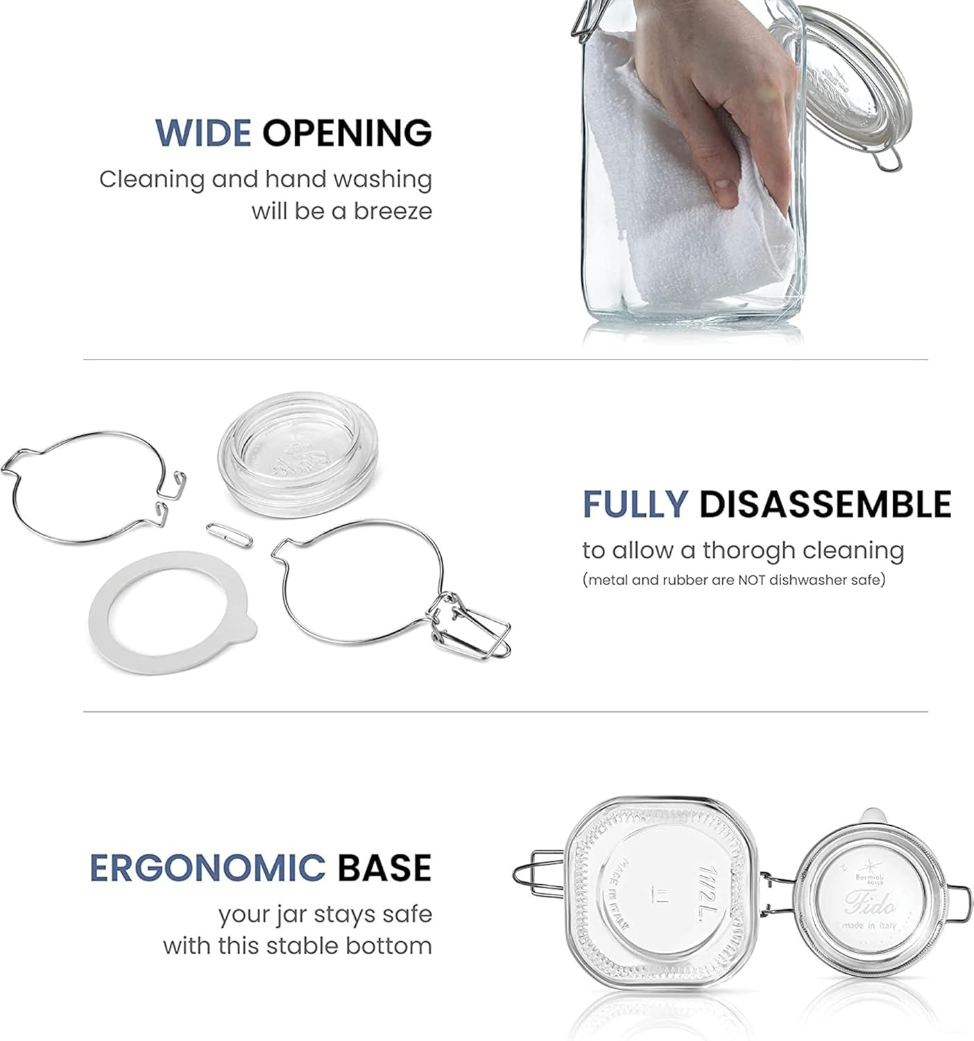 Boring-Proof Canning Jars Pack of 2