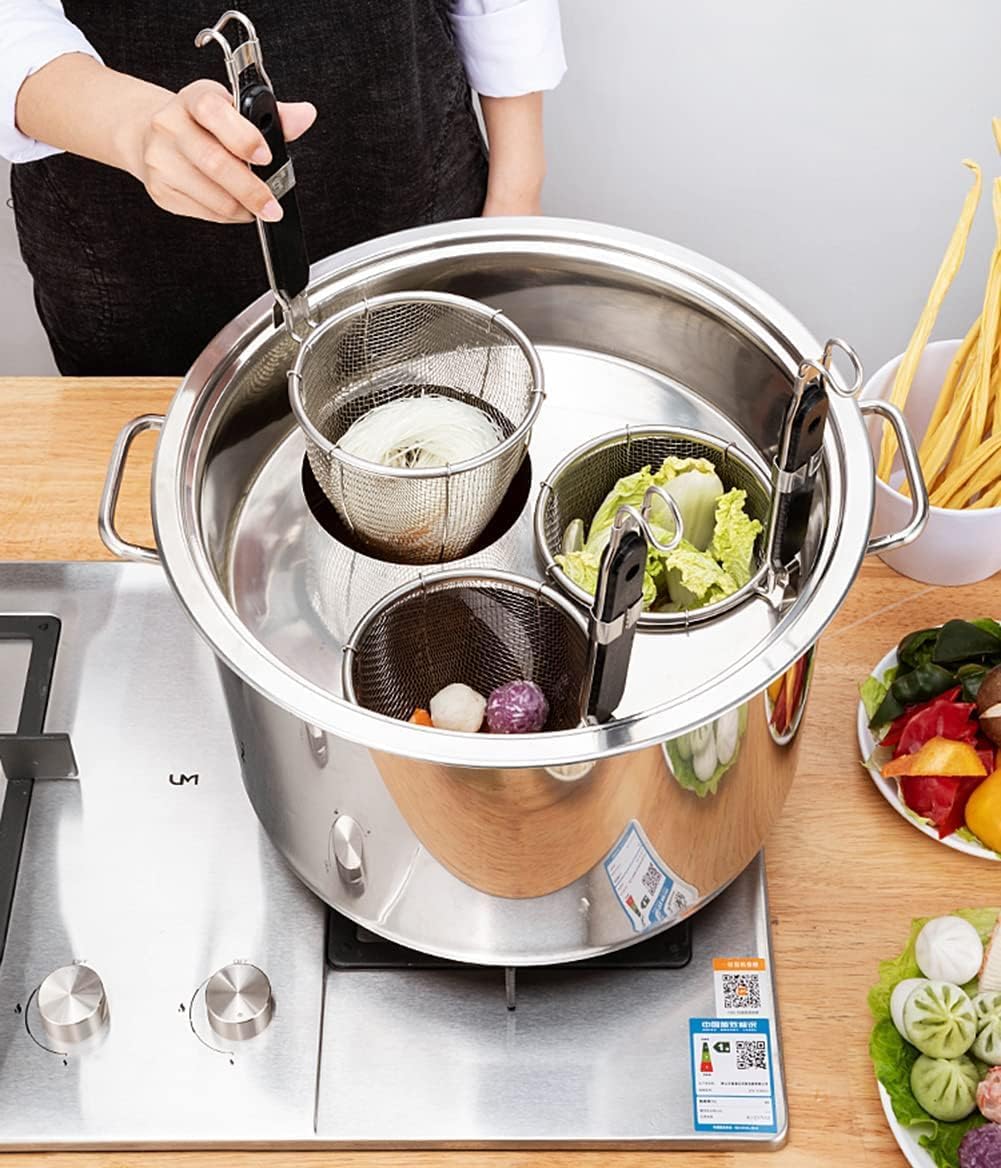 Stainless Steel Multi-Pot Set for Pasta Steaming