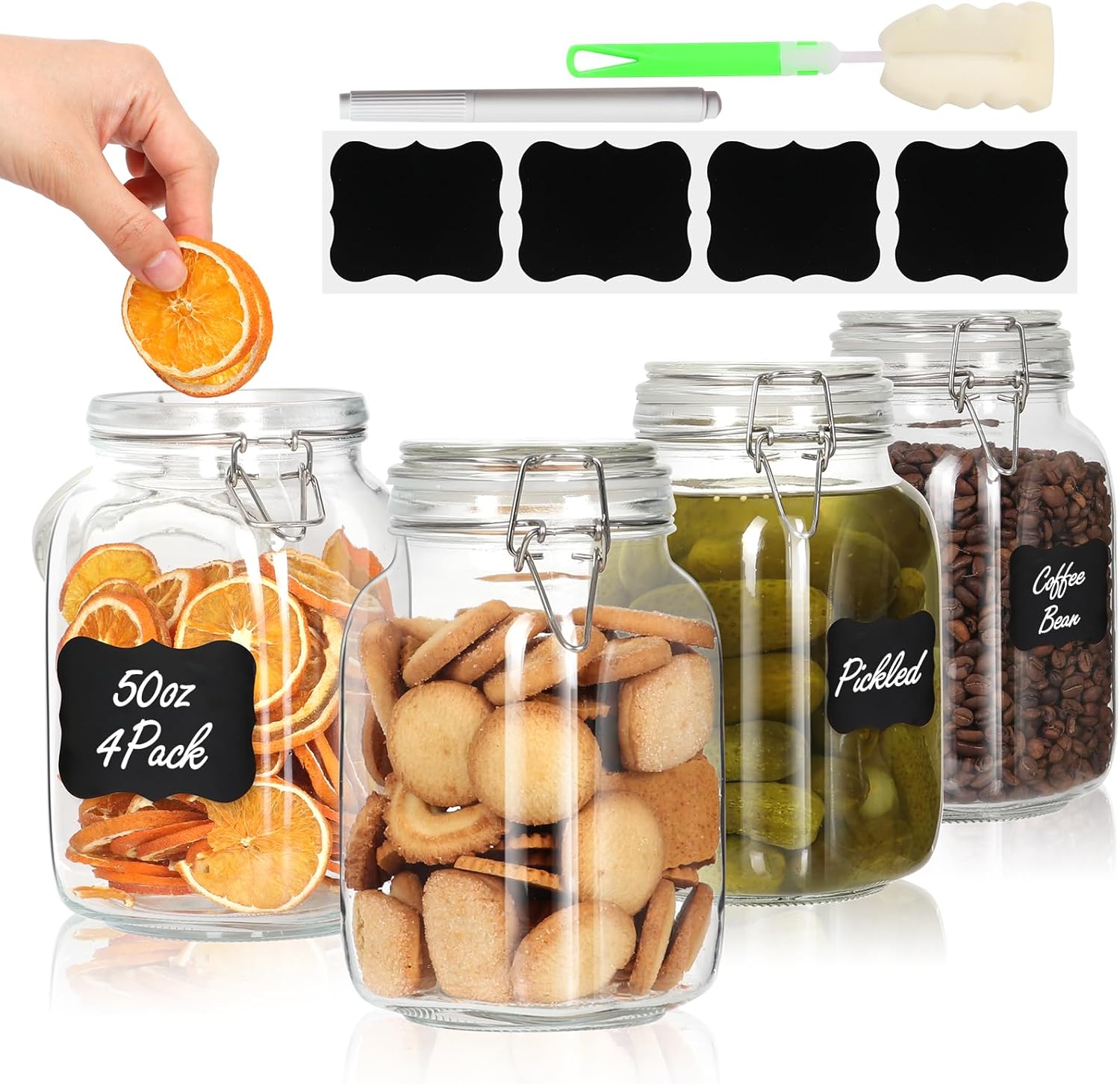 Thousands Love Durable Glass Jars