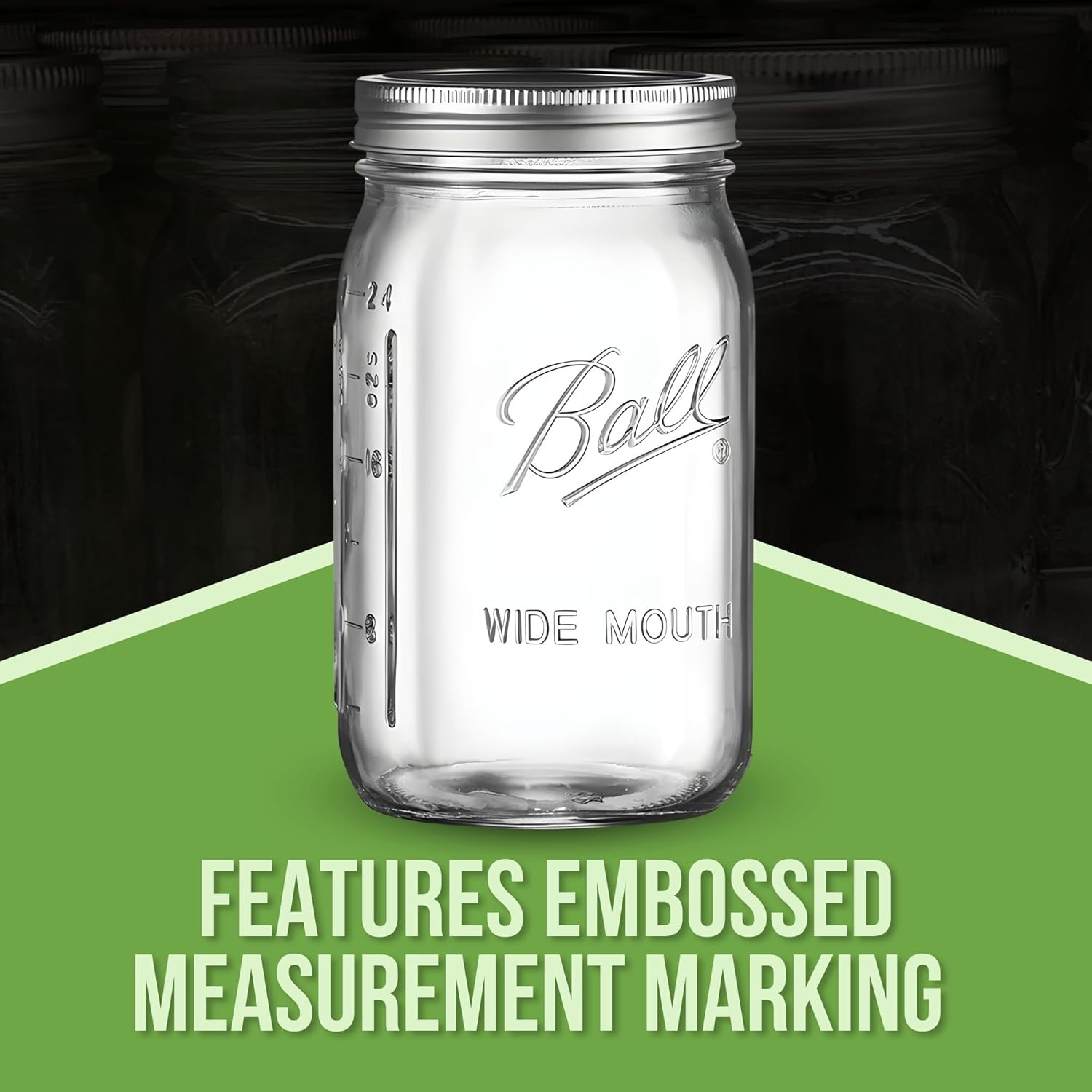 Wide Mouth Mason Jars Set