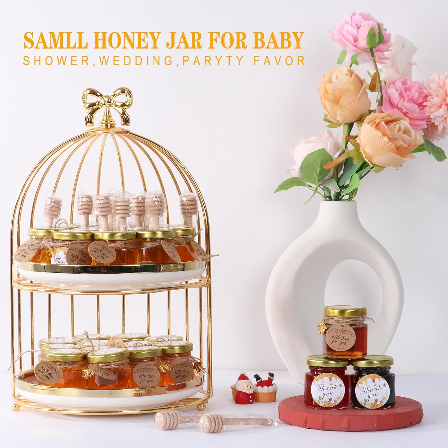 Bigivaca 60-Piece Honey Jar Set