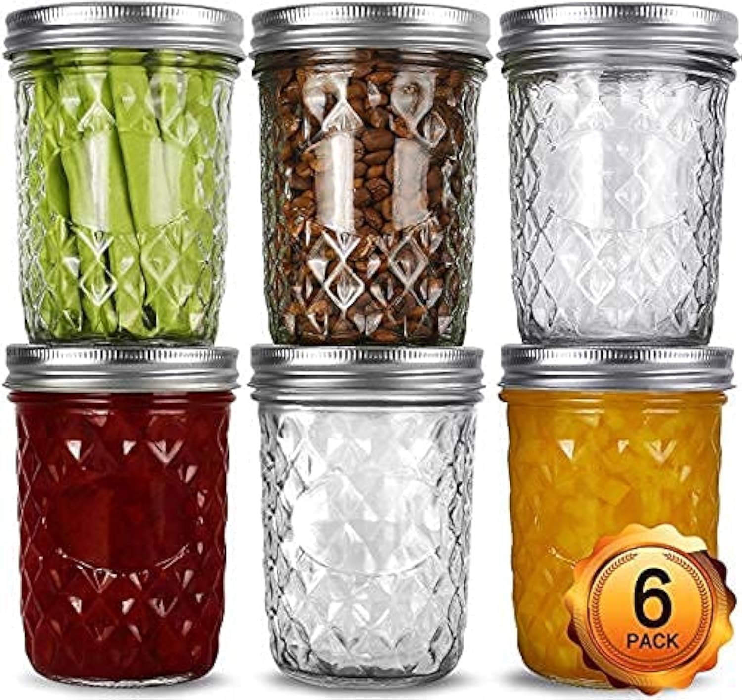 Verones Mason Jar Set 6 Pack