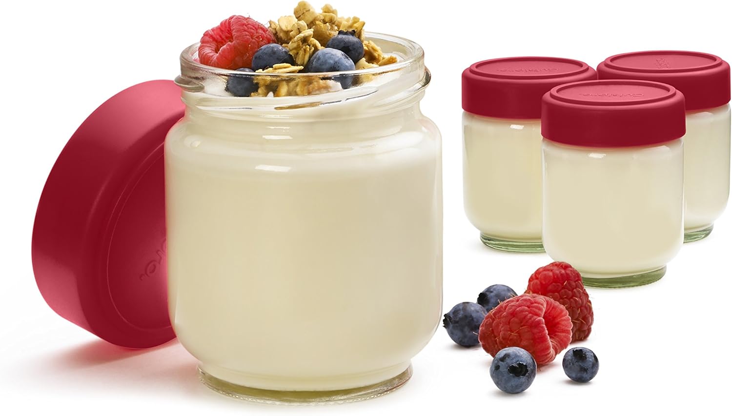 Cuisipro 6-Ounce Glass Jars Set of 4