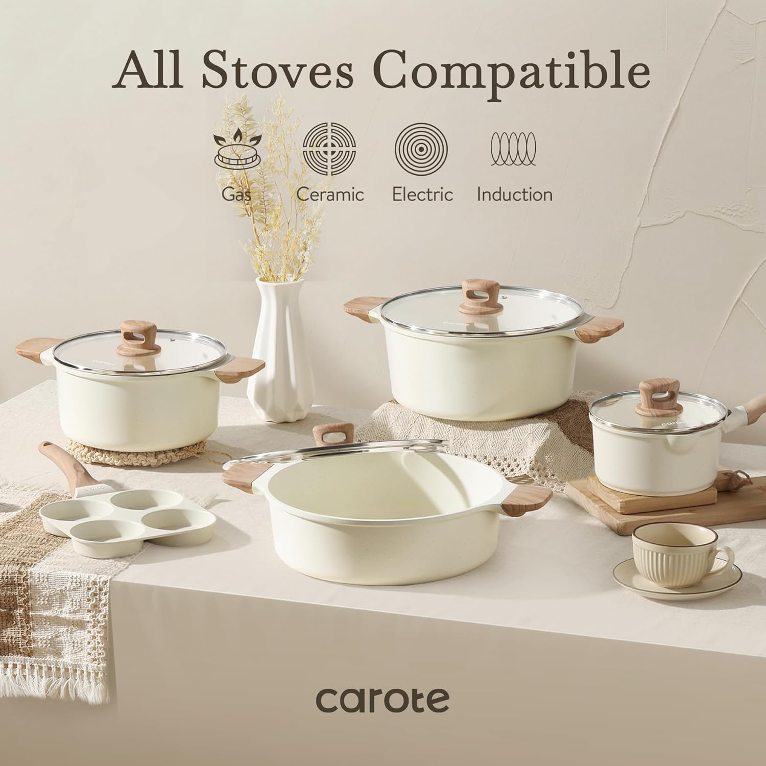 Vivid 13-Piece Cookware Set
