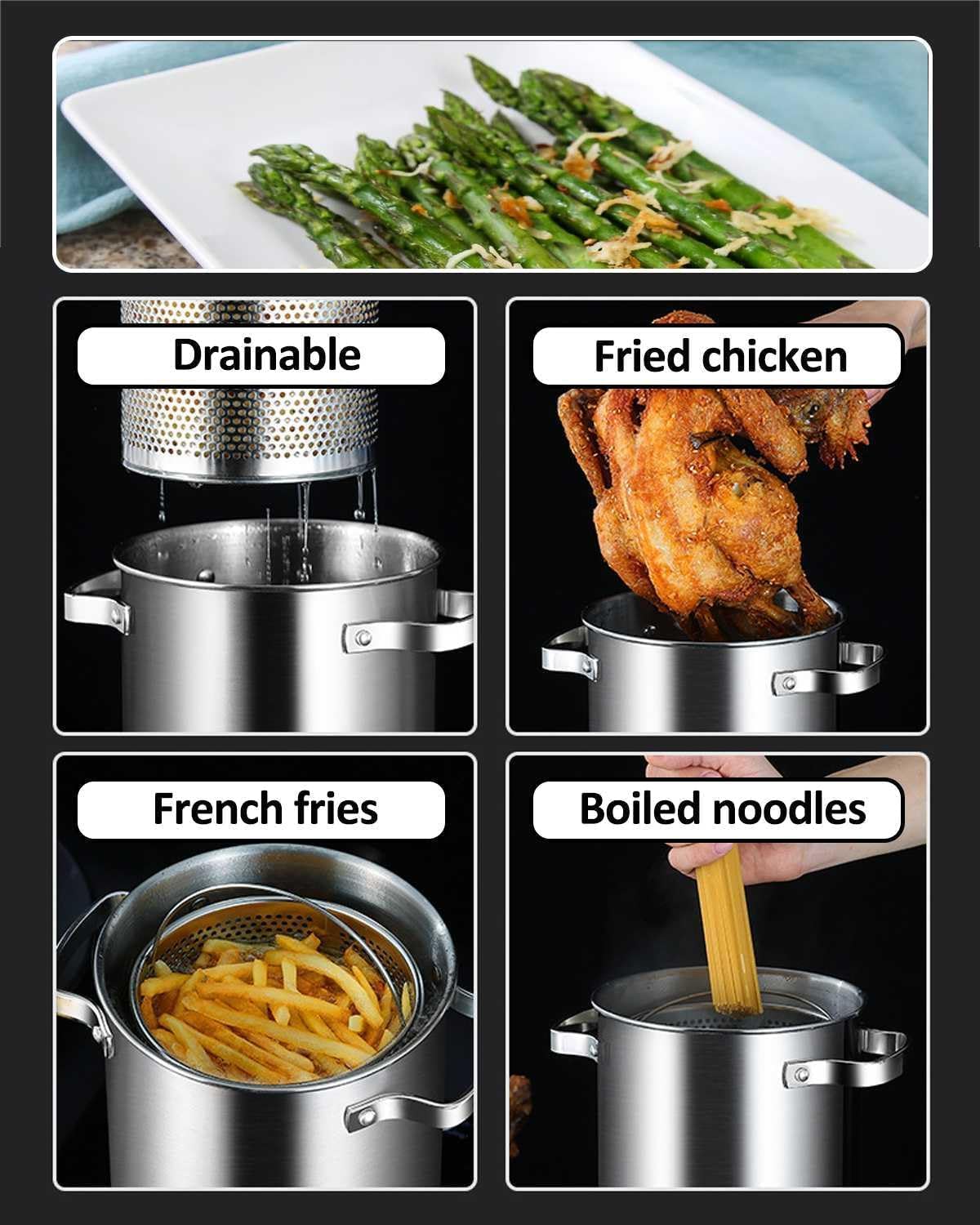 Stainless Steel 5L Pasta Pot