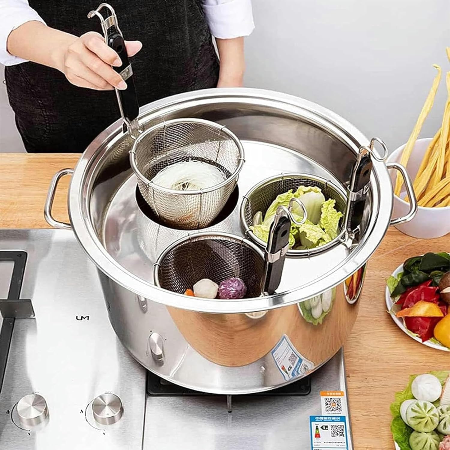 Sturdy Commercial Strainer Set for Home or Restaurant