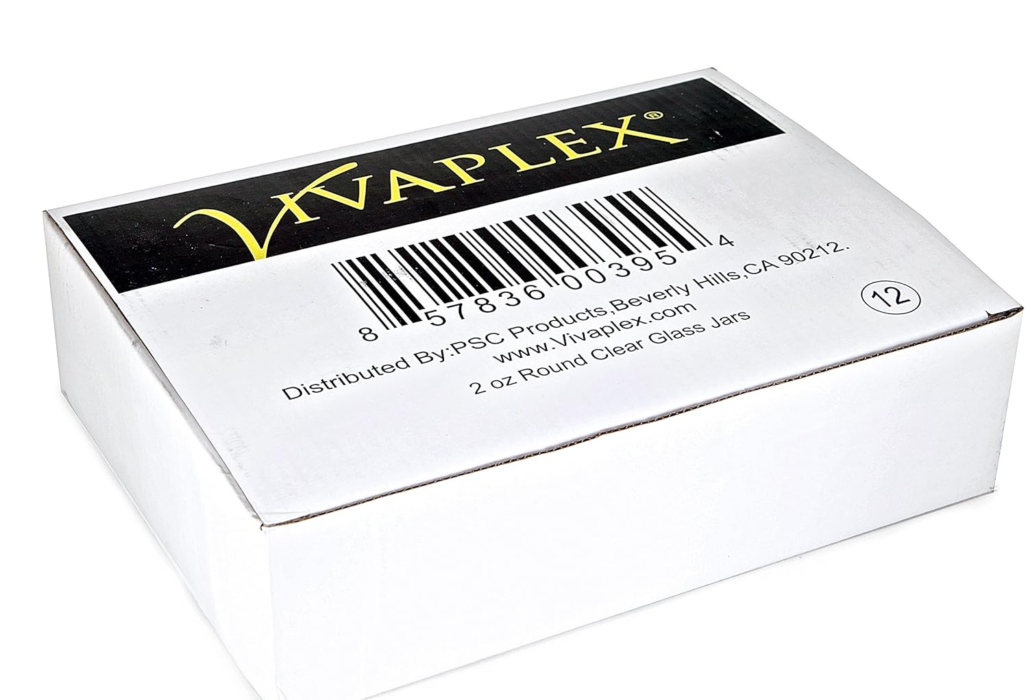 Vivaplex Travel-friendly 2oz Glass Jars