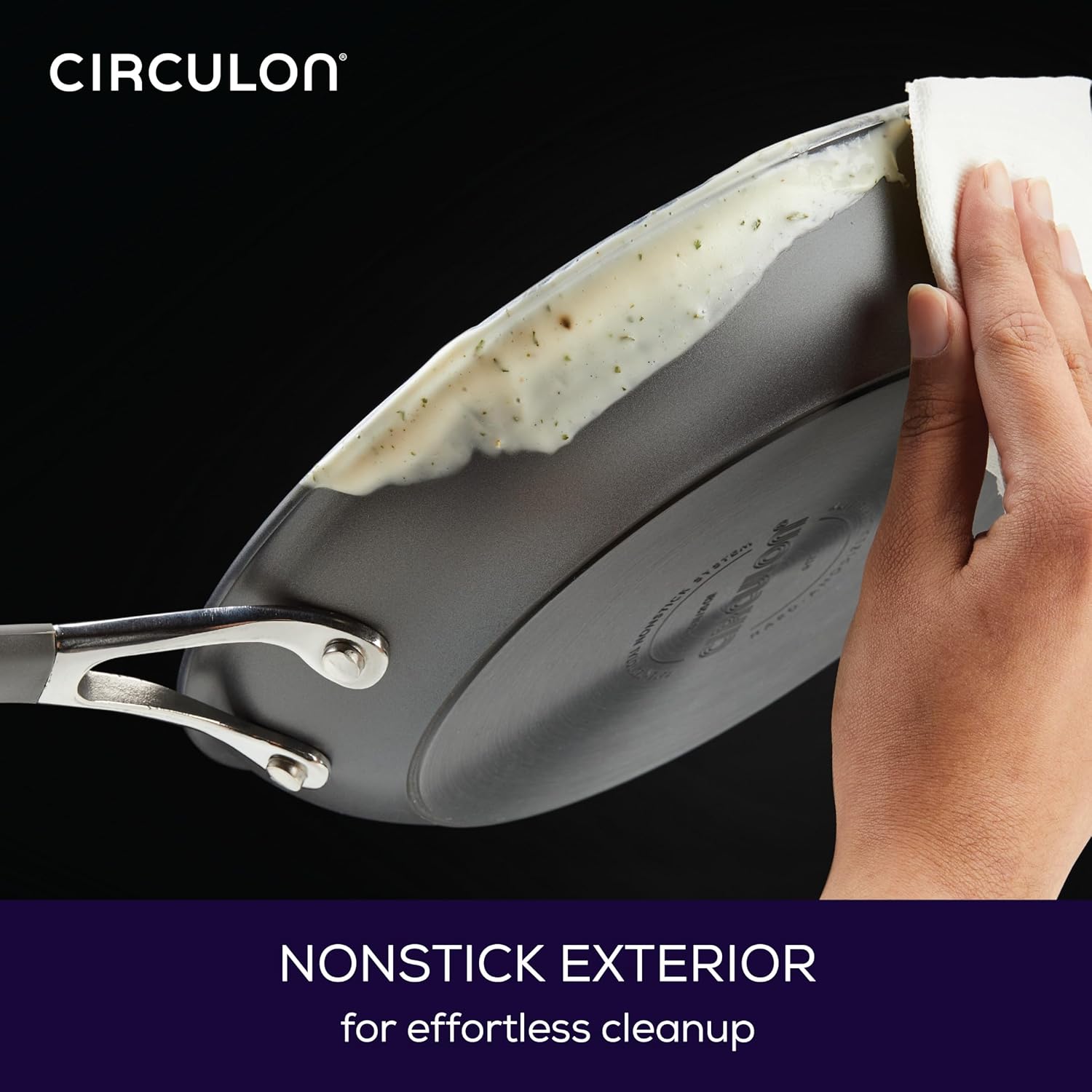 10-Piece Circulon Set Durable Nonstick dishwasher-safe