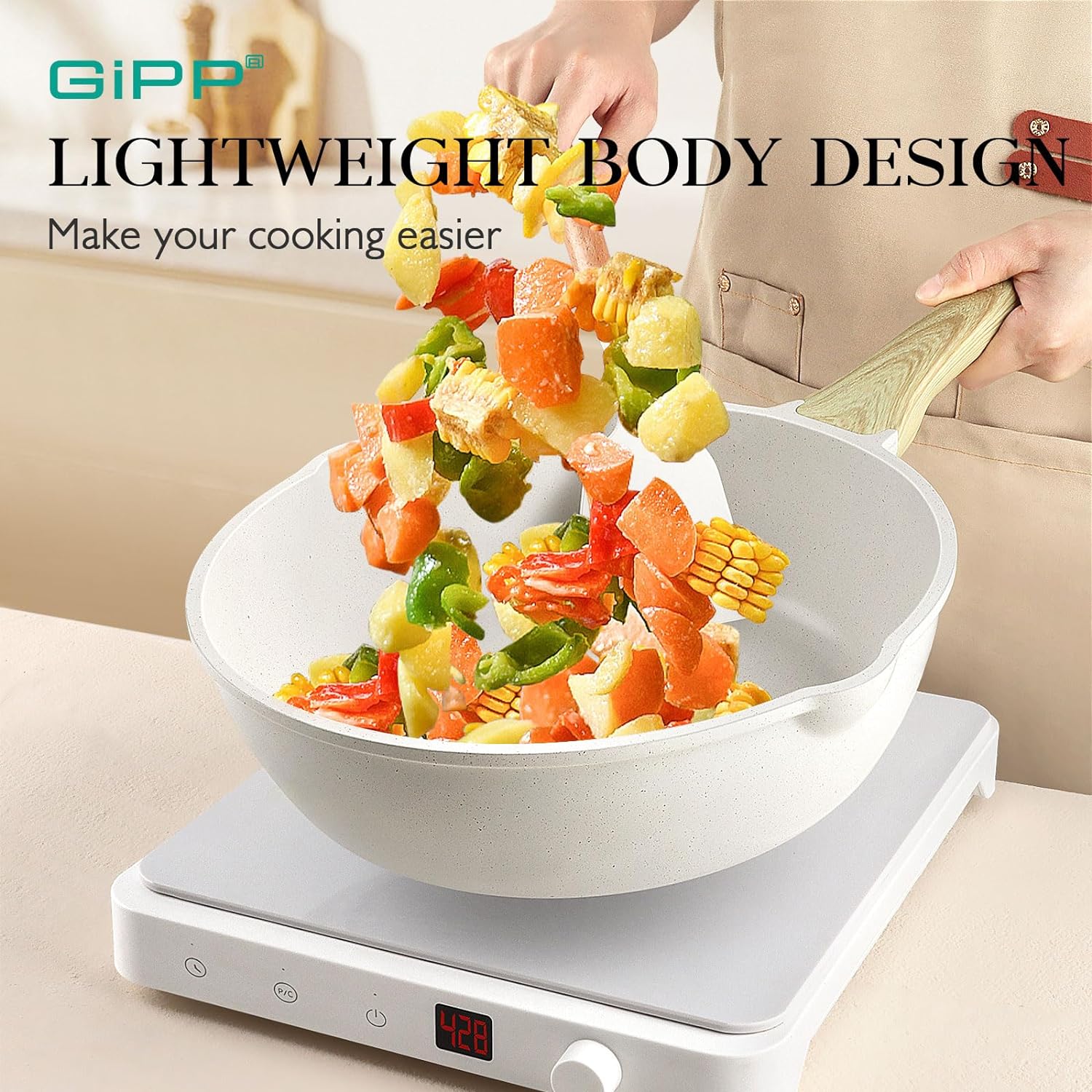 GiPP - Premium Nonstick Cookware Set for Cooking Enthusiasts