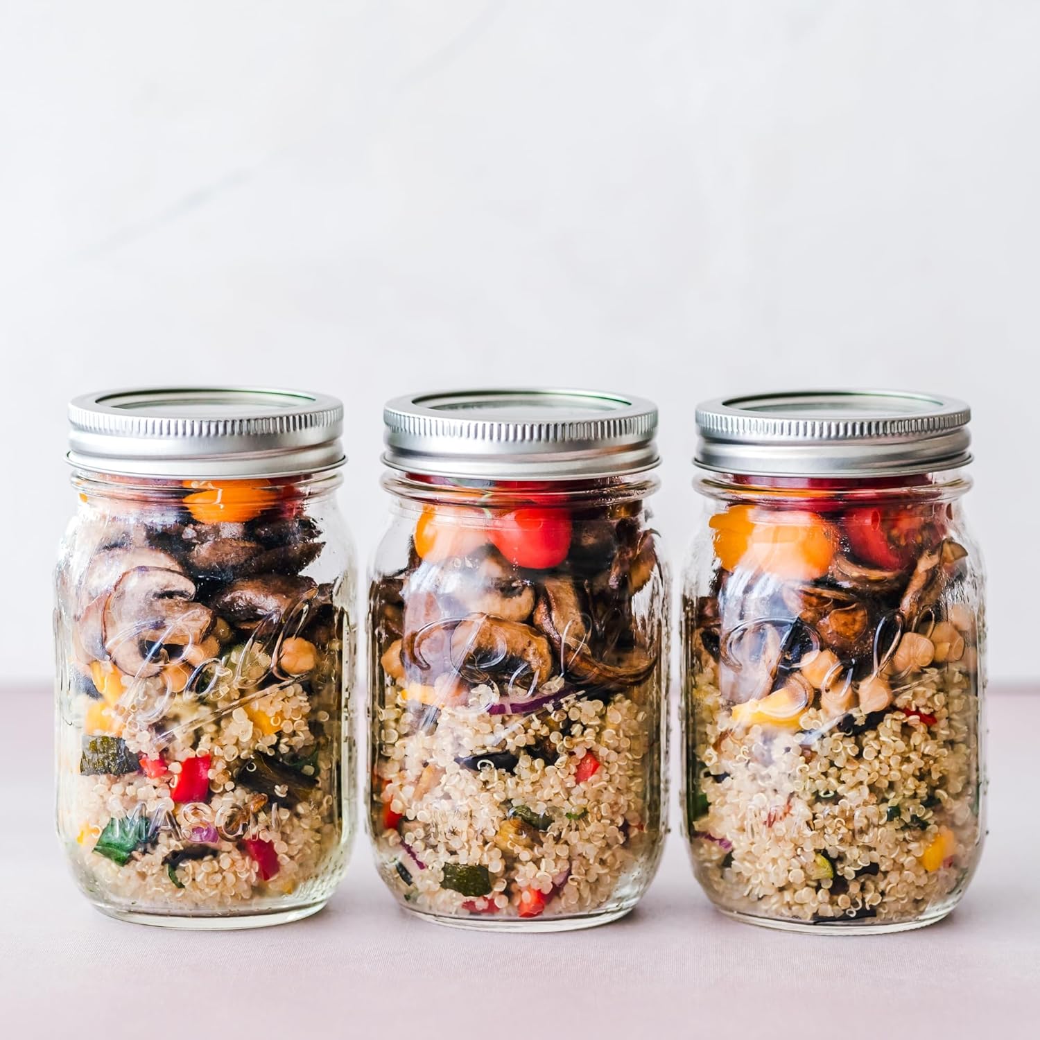 Wide Mouth Mason Jars Set