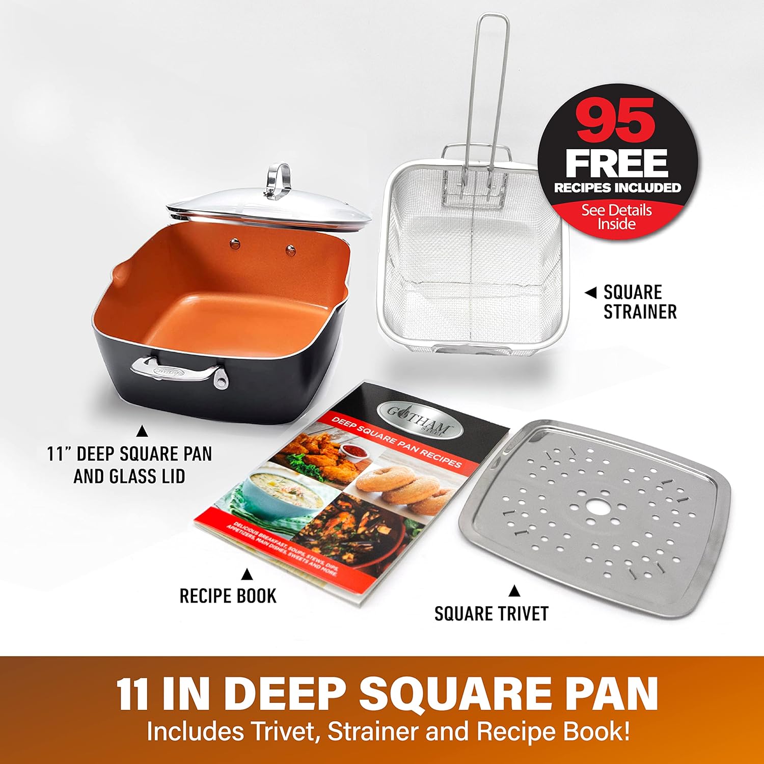 Gotham Steel 6-Piece Cookware Set Nonstick Perfect for Everyday Use