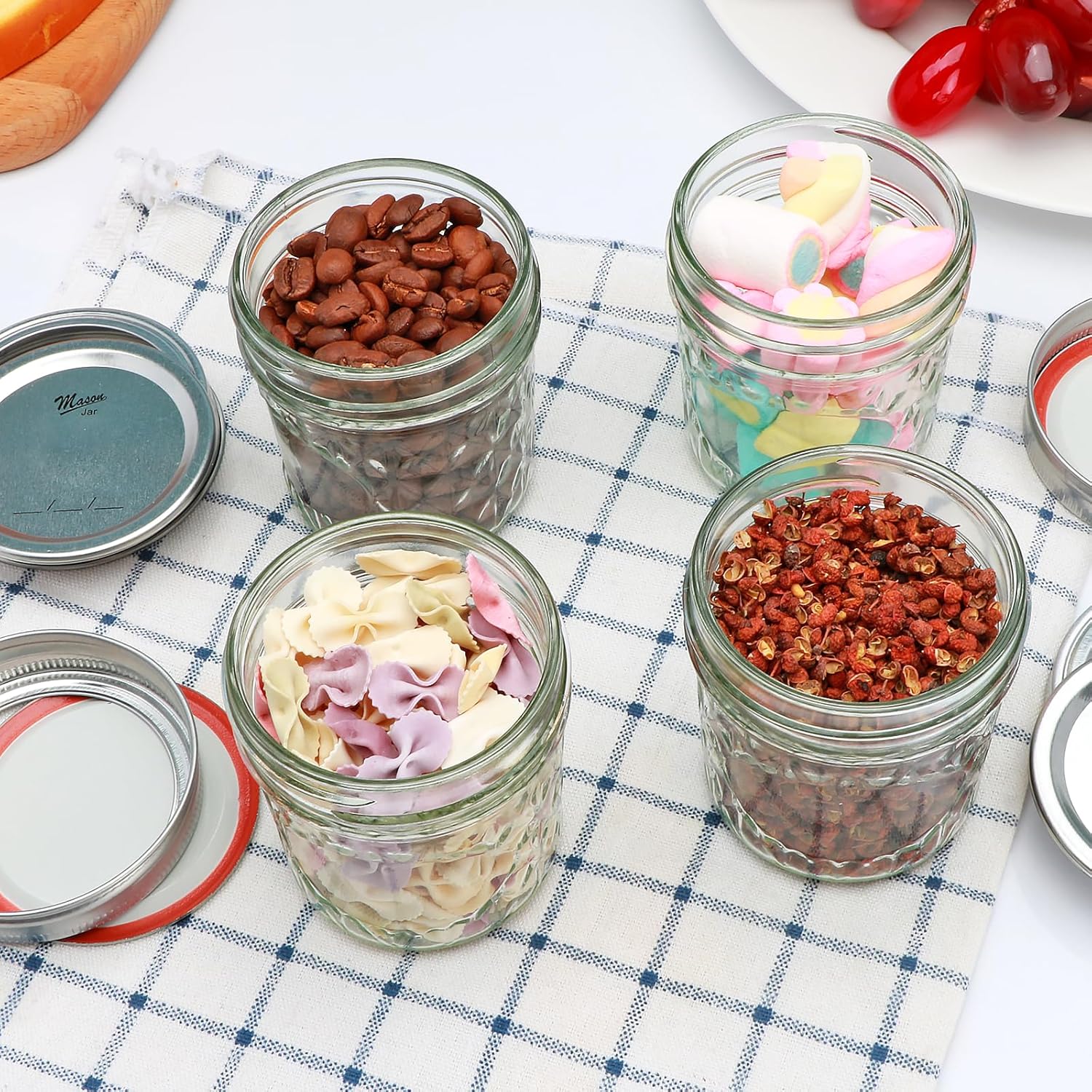 Convenient Stylish 6 oz Mason Jars for Budget-Friendly Storage Gift