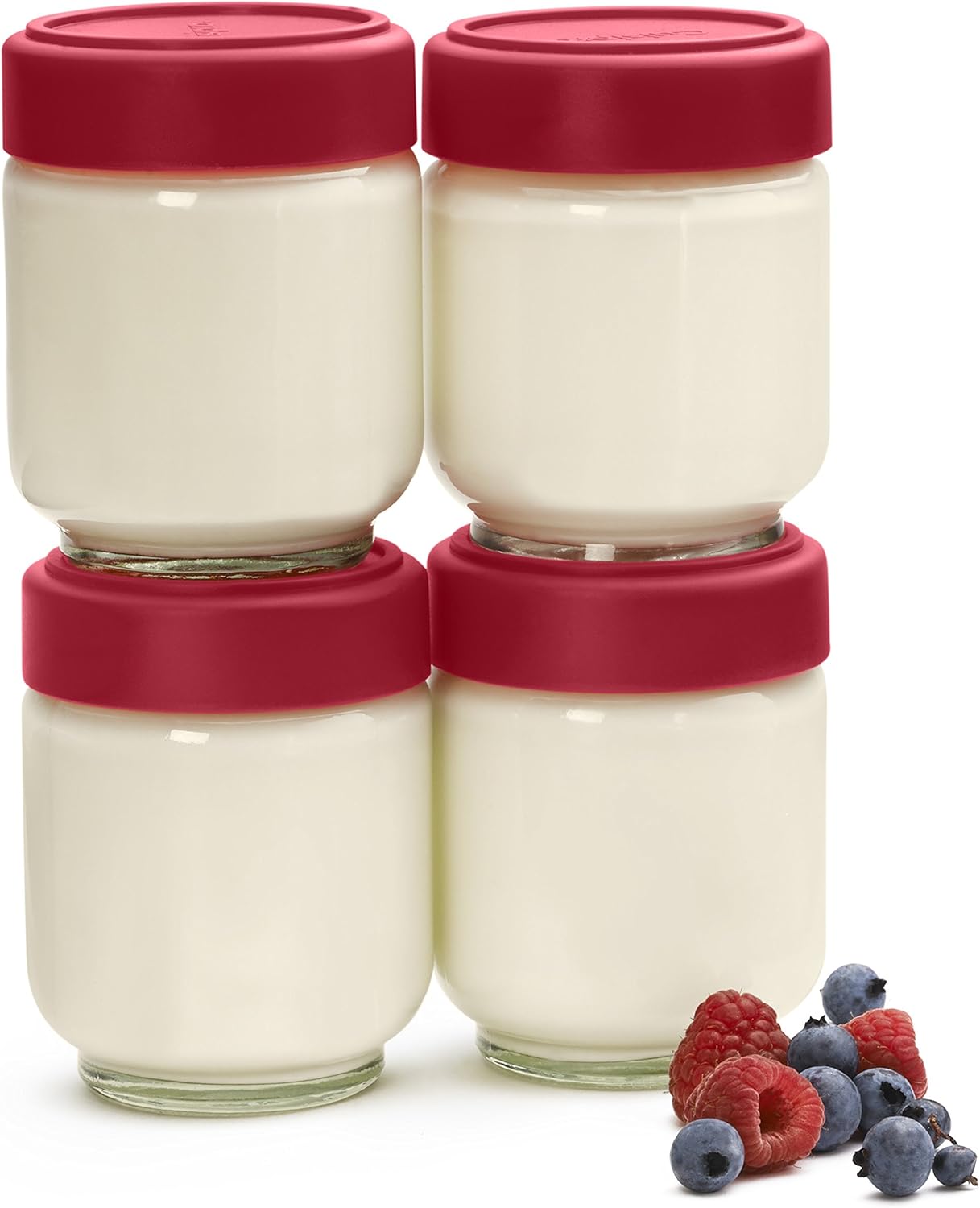 Cuisipro 6-Ounce Glass Jars Set of 4