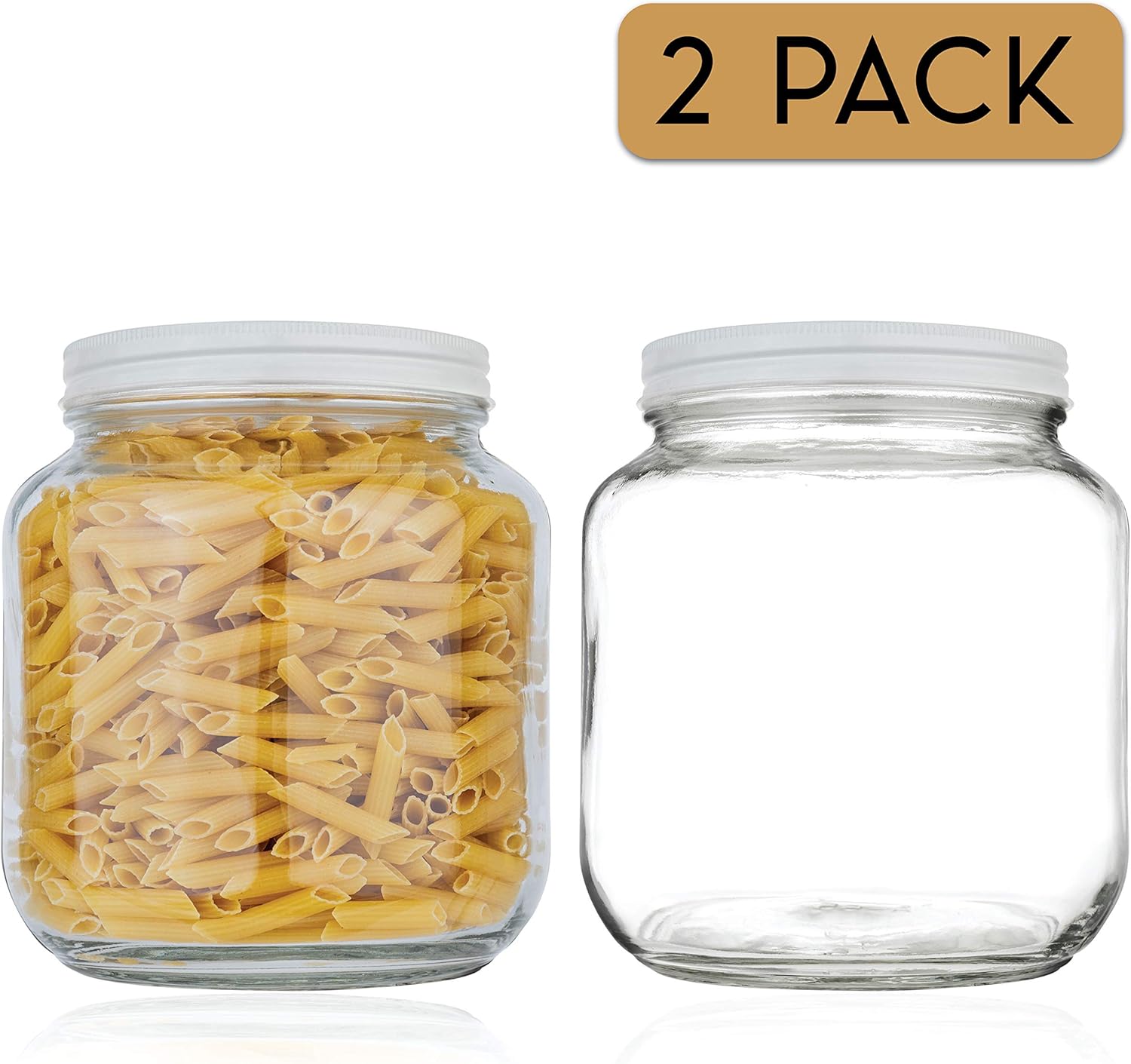 Kitchentoolz Half Gallon Mason Jar BPA-Free