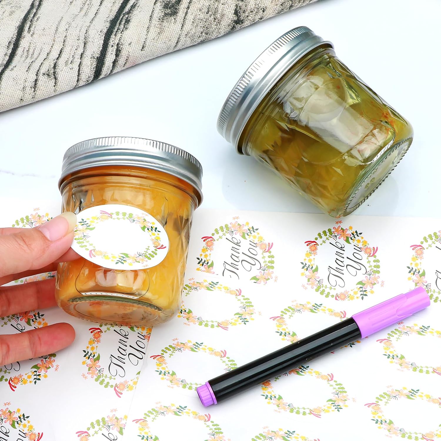 Convenient Stylish 6 oz Mason Jars for Budget-Friendly Storage Gift
