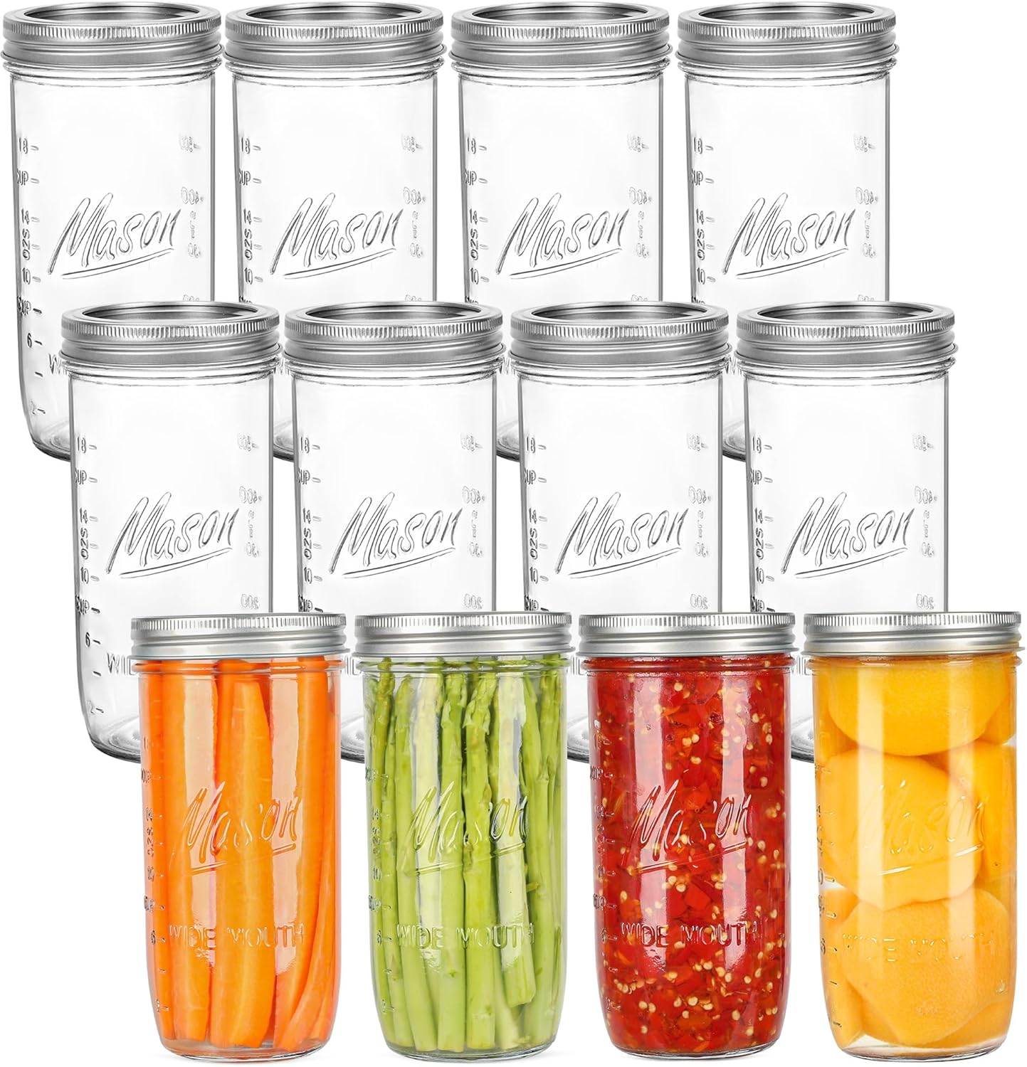 Versatile 24oz Mason Jars
