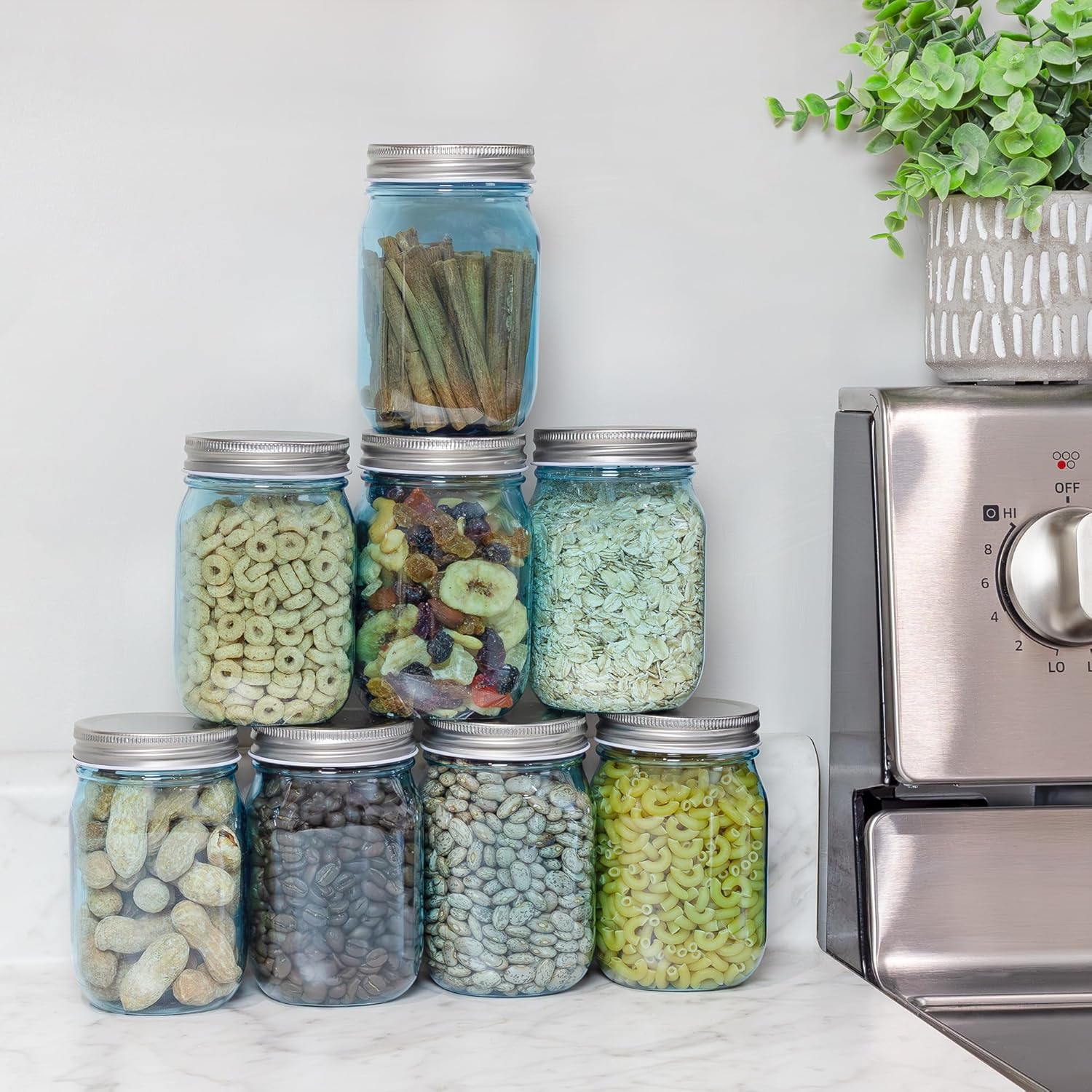 Cornucopia Brands Plastic Mason Jars