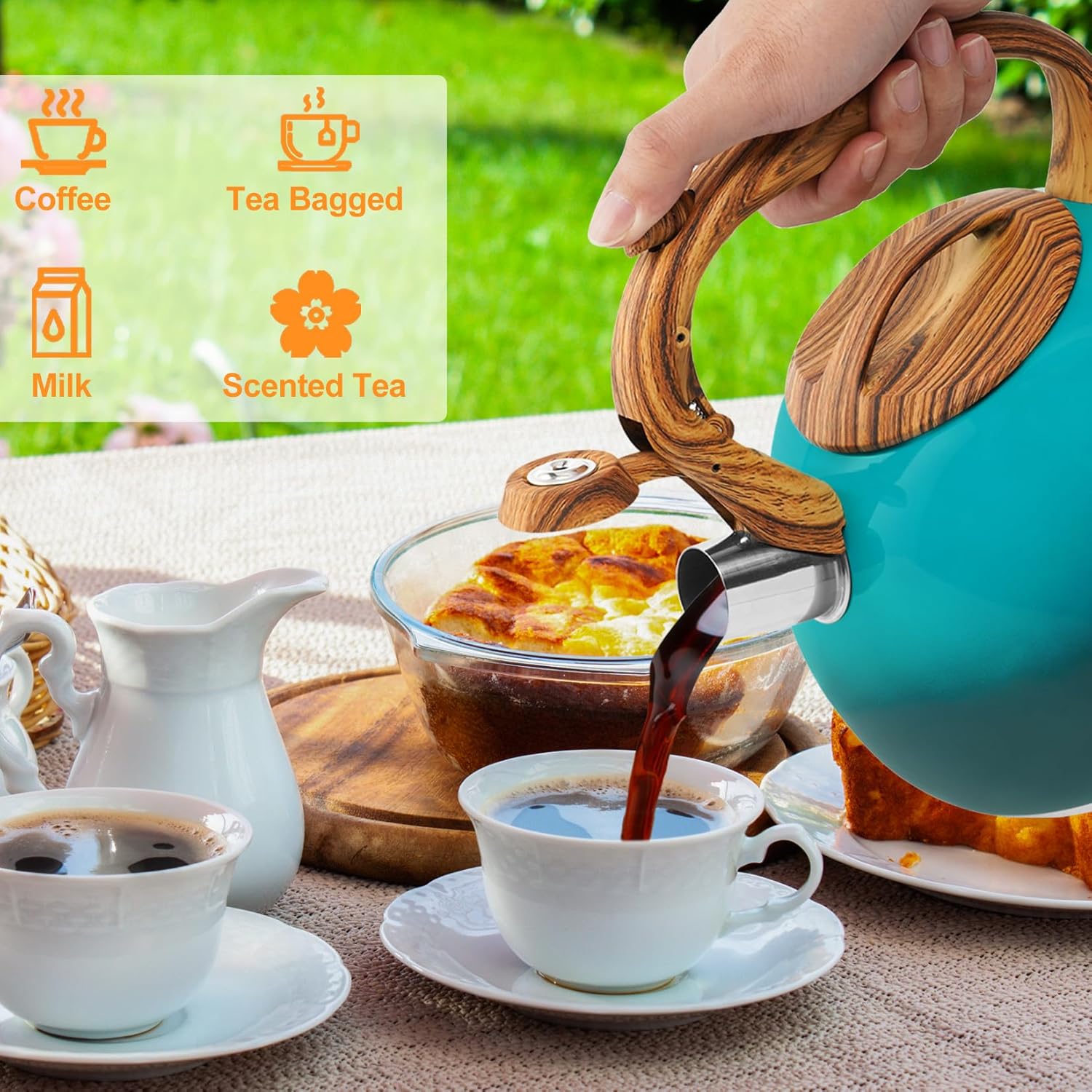 Elegant Design Stove Top Tea Kettle