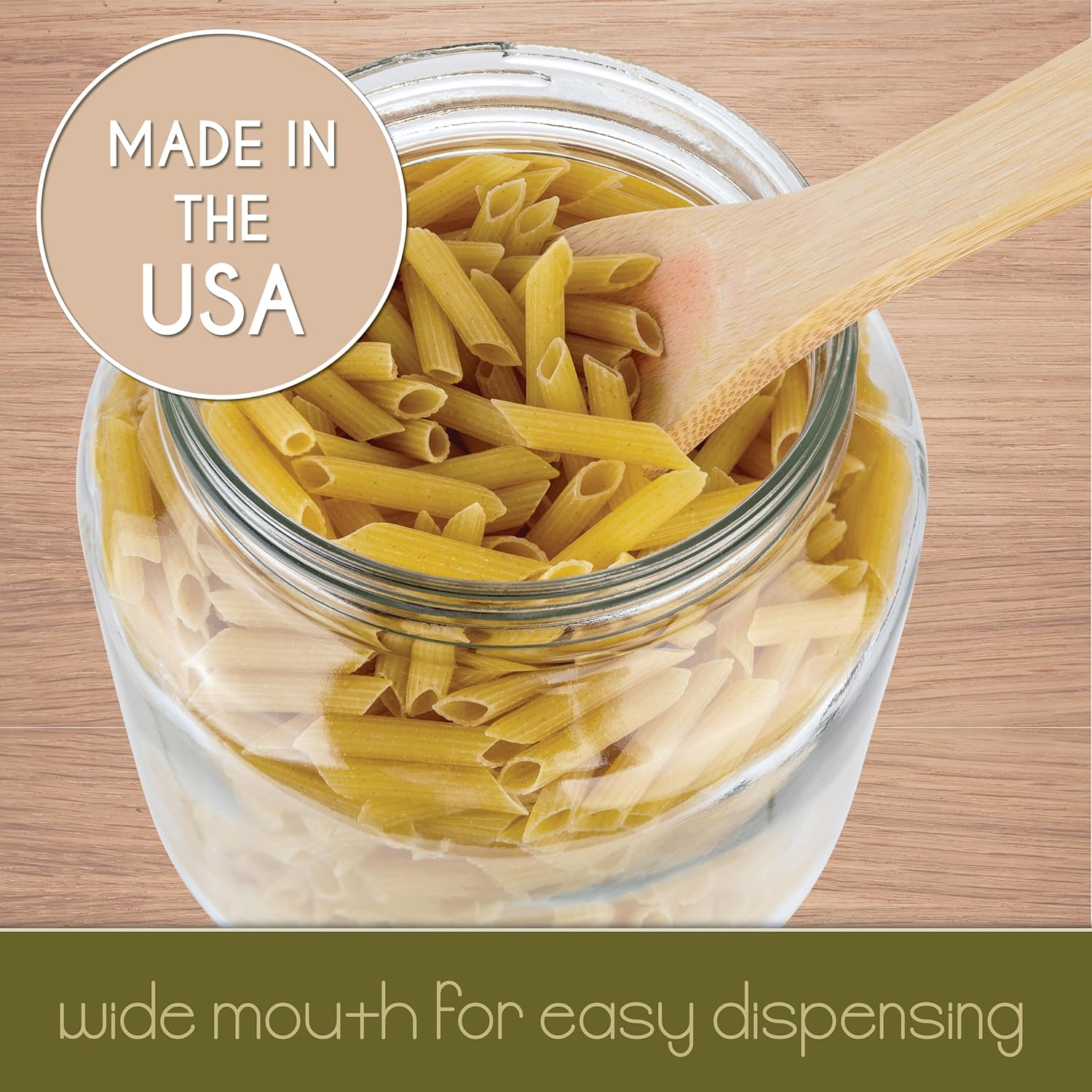 Kitchentoolz Half Gallon Mason Jar BPA-Free