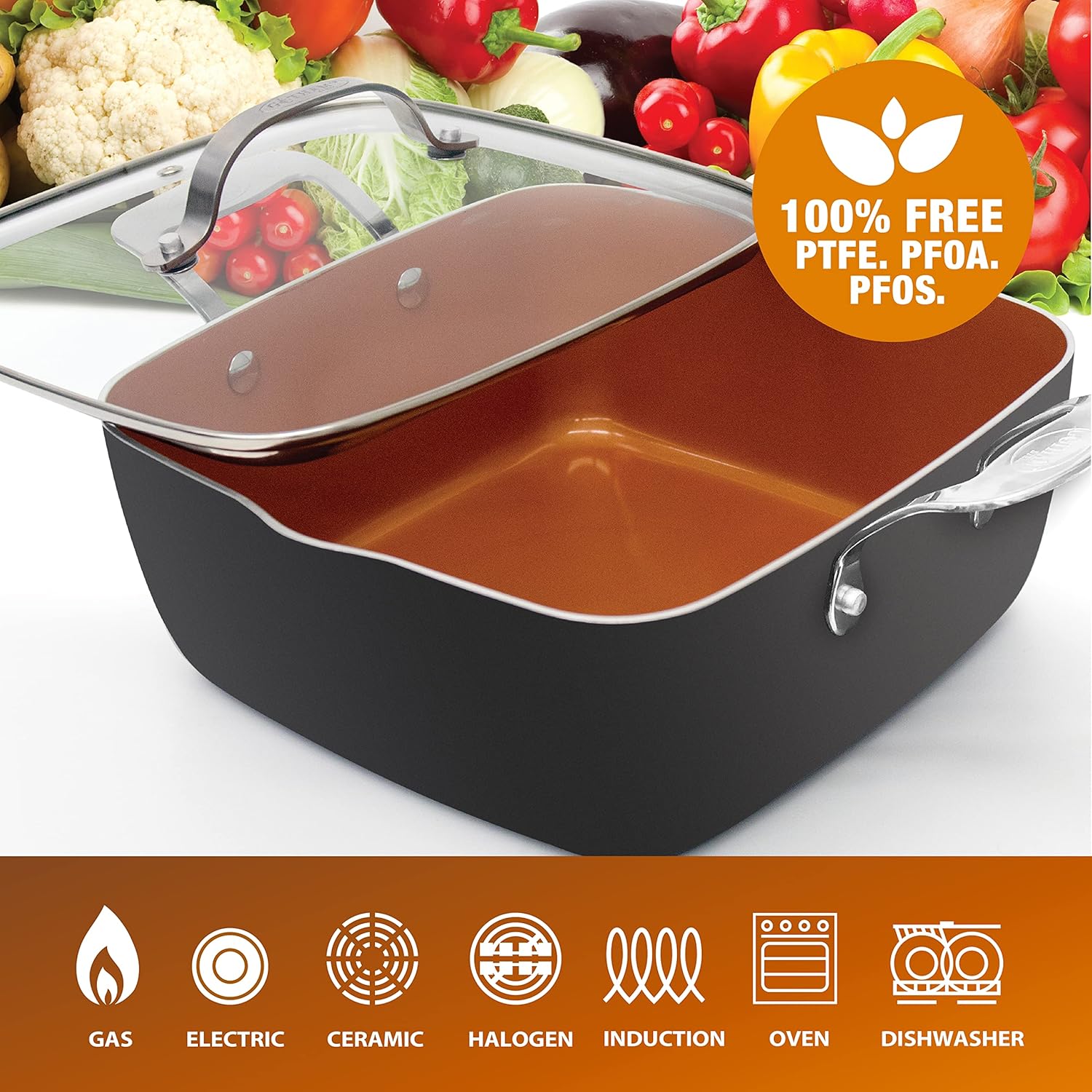 Gotham Steel 6-Piece Cookware Set Nonstick Perfect for Everyday Use