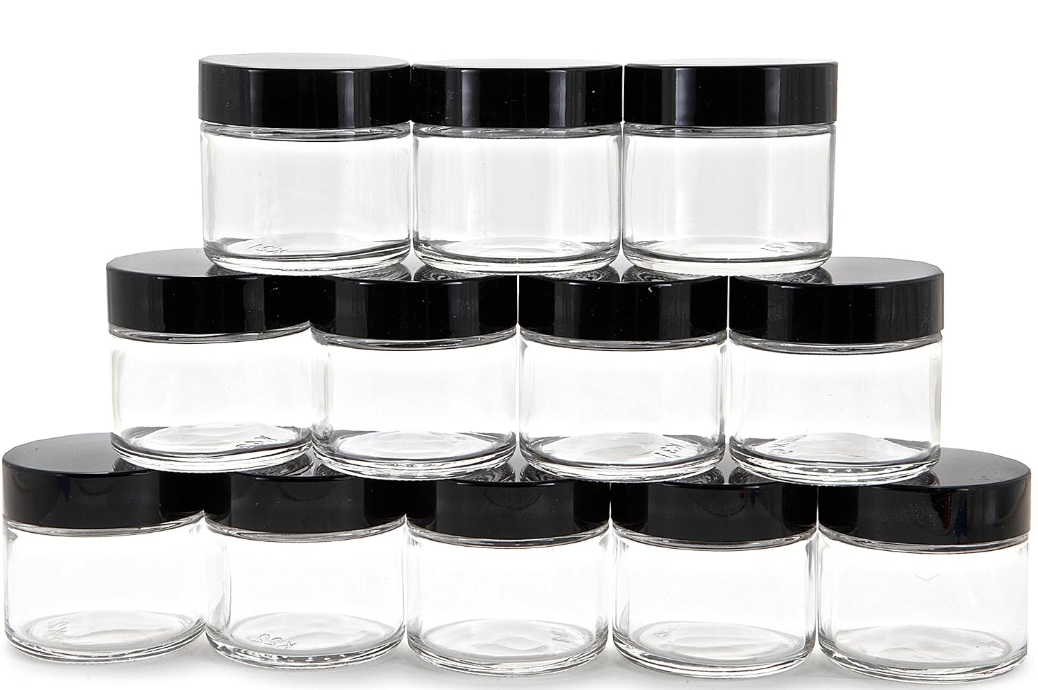 Vivaplex Travel-friendly 2oz Glass Jars